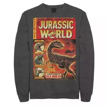 Мужской винтажный флис Jurassic World Two Dino-Mite Tales Licensed Character