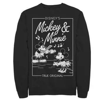 Мужской винтажный свитшот с Микки и Минни Маус Disney в стиле комиксов