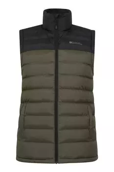 Мужской водонепроницаемый утепленный жилет Seasons ii Mountain Warehouse, зеленый