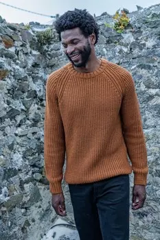 Мужской вязаный джемпер Logan Tog 24, коричневый