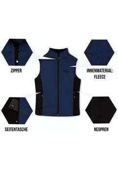 Мужской вязаный флисовый жилет Шаматтава Normani, темно-синий