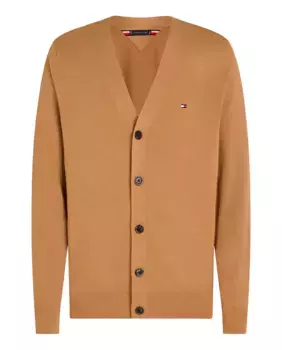 Мужской вязаный кардиган Tommy Hilfiger, цвет Camel
