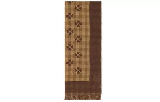 Мужской вязаный шарф GUCCI, Beige/Brown