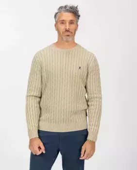 Мужской вязаный свитер elPulpo, зеленый