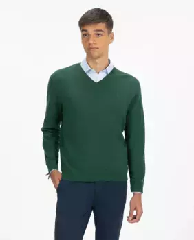 Мужской вязаный свитер elPulpo, зеленый