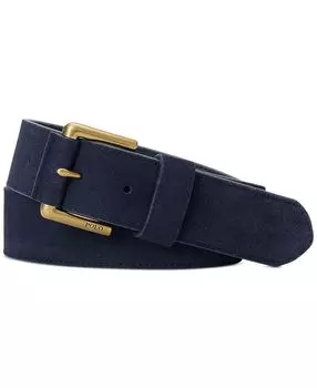 Мужской замшевый ремень с роликовой пряжкой Polo Ralph Lauren