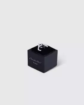 Мужской запонки Emidio Tucci серебристого цвета с гравировкой инициалов, цвет L