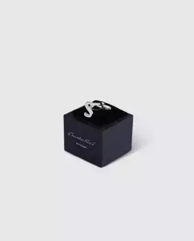 Мужской запонки Emidio Tucci серебристого цвета с гравировкой инициалов, цвет S