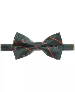 Мужской зеленый оксфордский галстук-бабочка Miami Hurricanes Eagles Wings