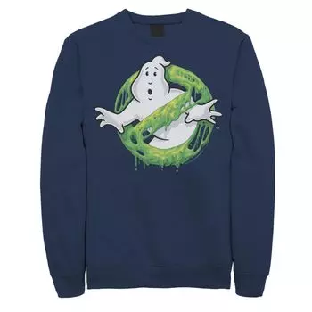Мужской зеленый свитшот с логотипом Ghostbusters Slime Ghost Licensed Character