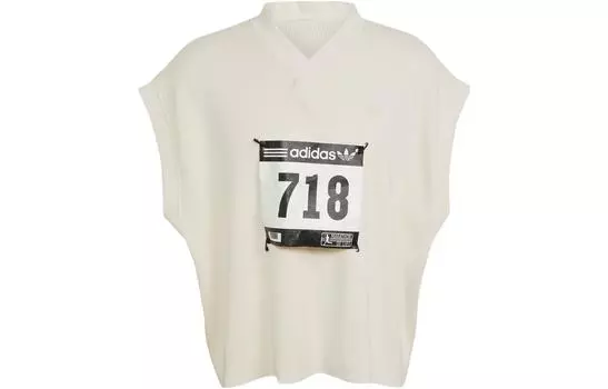 Мужской жилет Adidas Originals, цвет Chalk White