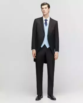 Мужской жилет для церемонии в форме ромба Emidio Tucci, светло-голубой