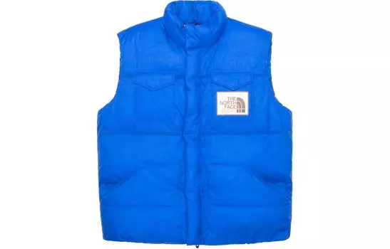 Мужской жилет Gucci X The North Face, синий