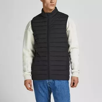 Мужской жилет из вторичной переработки Jack & Jones, черный