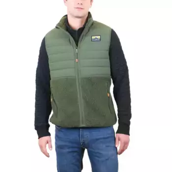 Мужской жилет на молнии спереди Mountain And Isles, цвет olive speckle