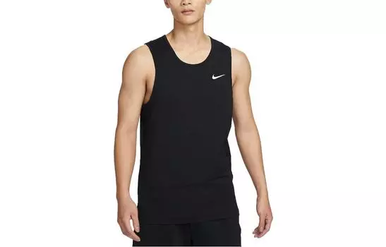 Мужская майка Nike с логотипом для спорта, черный