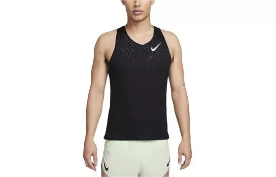 Мужская майка Nike облегающая, черный