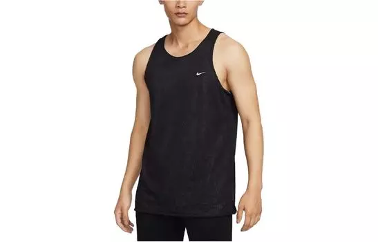 Мужская майка Nike для активного образа жизни, черный