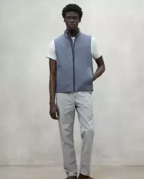 Мужской жилет с застежкой-молнией и внутренним карманом Ecoalf, серый