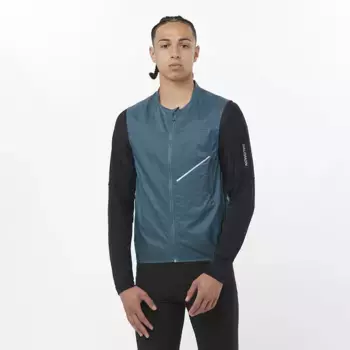 Мужской жилет Salomon Sense Aero Wind, синий