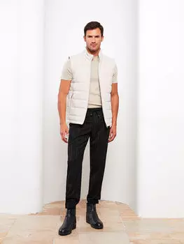 Мужской жилет Slim Fit с воротником-стойкой LCW Vision