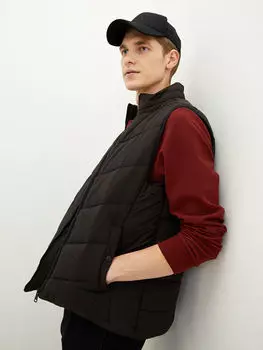 Мужской жилет со стоячим воротником стандартной выкройки LCWAIKIKI Classic