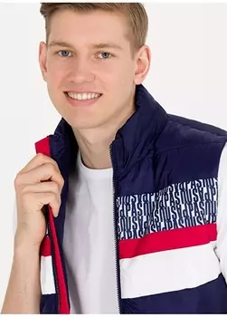 Мужской жилет темно-синий U.S. Polo Assn.