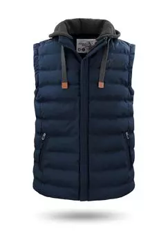 Мужской зимний стеганый жилет Nanaimo normani, темно-синий