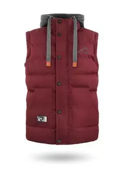 Мужской зимний стеганый жилет Sayward normani, цвет Bordeaux