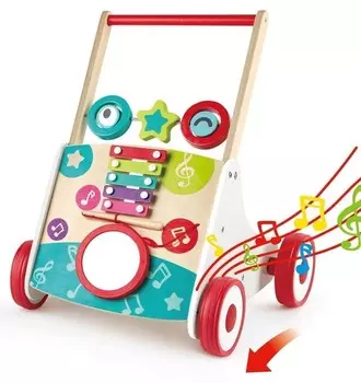 Музыкальная деревянная толкалка Hape