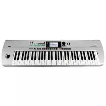 Музыкальная рабочая станция KORG i3 — матовое серебристое i3MS