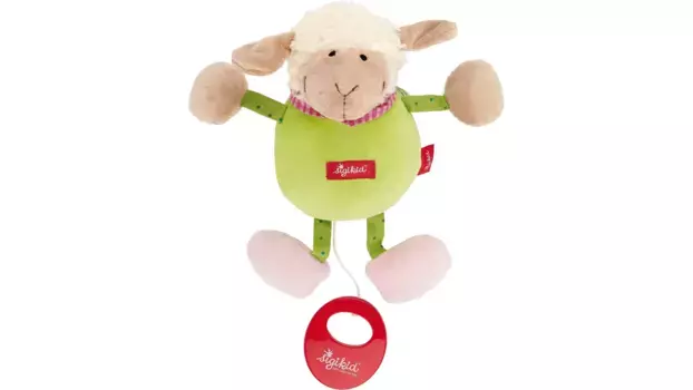 Музыкальная шкатулка овца, зеленая Sigikid