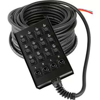 Музыкальное снаряжение Stage Snake 12 x 4 100 футов. Musician's Gear