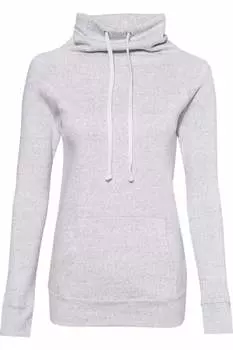 MV Sport Женская толстовка с воротником-хомутиком в стиле «космос», цвет ash