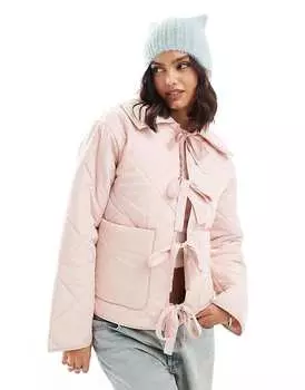 My Accessories London – Синяя квадратная шапка пушистой вязки