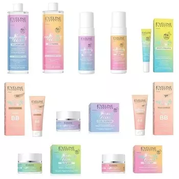 My Beauty Elixir Очищающая успокаивающая мицеллярная жидкая пенка для лица 400 мл, Eveline