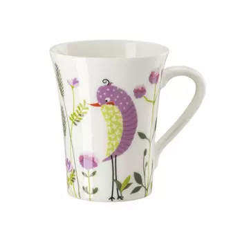 My Mug Collection Birdie - Кружка розовая с ручкой 0,40 л Hutschenreuther, красочный