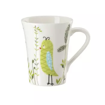 My Mug Collection Birdie - Кружка зеленая с ручкой 0,40 л Hutschenreuther, красочный