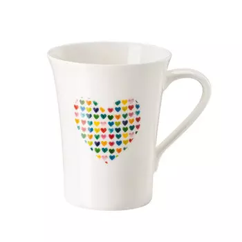 My Mug Collection Love - Кружка Heart of Hearts с ручкой 0,40 л Hutschenreuther, красочный