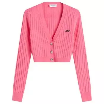 Мы перевернули кардиган с ног на голову Off-White, розовый