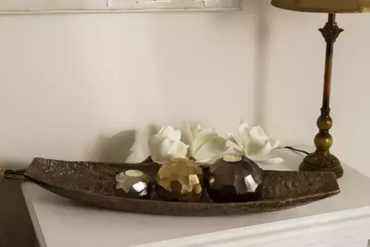 Myflair Furniture & Accessories Декоративная миска, темно-коричневый Myflair Mbel & Accessoires 66х19х8 см, темно-коричневый