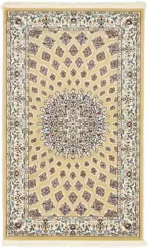 Myflair Мебель и аксессуары Ковер "Almas", прямоугольный, с коротким ворсом, тканый, восточный вид, с бахромой Myflair Mbel & Accessoires 152х244 см, коричневый/слоновая кость