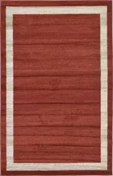 Myflair Мебель и аксессуары Ковер "Good Times", прямоугольный, с коротким ворсом, тканый, в крапинку, с каймой Myflair Mbel & Accessoires 152х244 см, цвет terrakotta/elfenbeinfarben