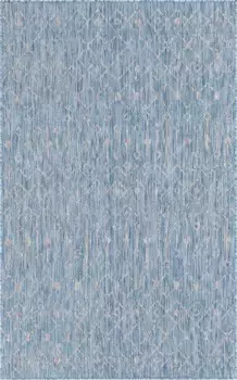 Myflair Мебель и аксессуары Ковер "Outdoor Crosses" Myflair Mbel & Accessoires 183х274 см, бирюзовый/слоновая кость