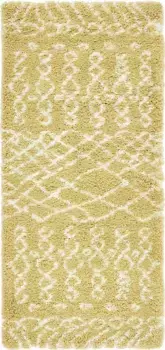 Myflair Мебель и аксессуары Ковровая дорожка с высоким ворсом "Temara Shag" Myflair Mbel & Accessoires 79х305 см, желтый/слоновая кость