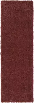 Myflair Мебель и аксессуары Runner "My Shaggy", прямоугольный, лохматый, однотонный, слегка блестящий, микрофибра, очень пушистый Myflair Mbel & Accessoires 80х200 см, цвет weinrot