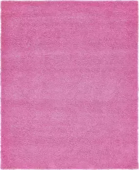 Myflair Мебель и аксессуары Shaggy Shag Мохнатый ковер, прямоугольный, тканый, однотонный, идеально подходит для гостиной и спальни Myflair Mbel & Accessoires 244х305 см, розовый