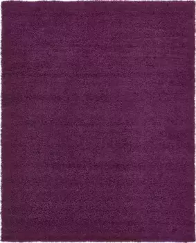 Myflair Мебель и аксессуары Shaggy Shag Мохнатый ковер, прямоугольный, тканый, однотонный, идеально подходит для гостиной и спальни Myflair Mbel & Accessoires 66х91 см, баклажановый/фиолетовый