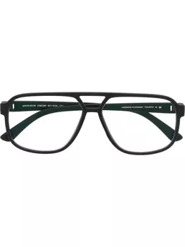 Mykita матовые очки-пилоты, черный