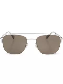 Mykita ни солнцезащитные очки в оправе пилота, серебристый